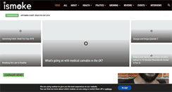 Desktop Screenshot of ismokemag.co.uk